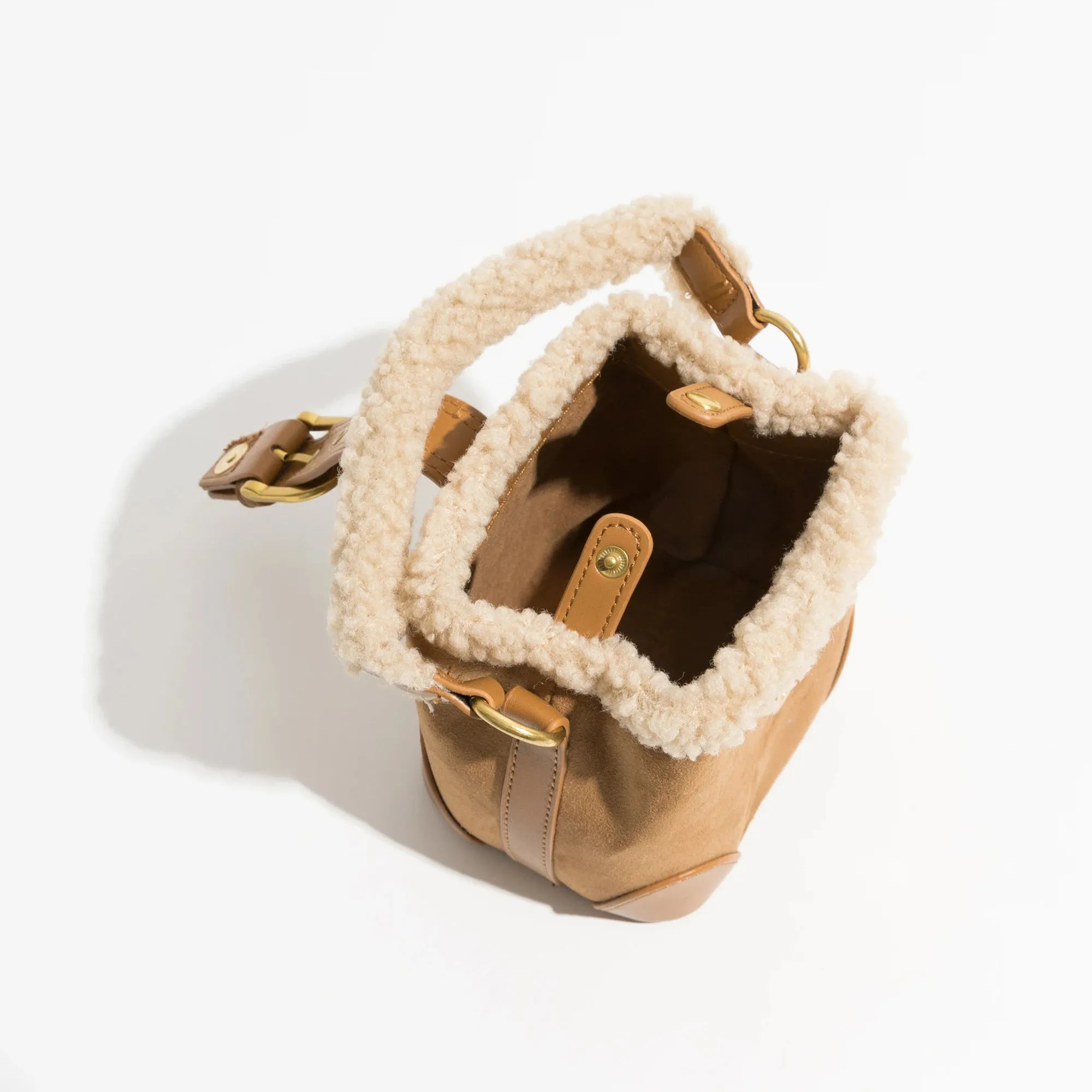 Paige Sherpa Bucket Mini Tote