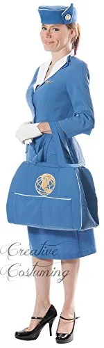 Pan Am Stewardess / Stewardess Flight Attendant Costume / Retro Vintage 1960's / Professional Quality / Catch Me If You Can