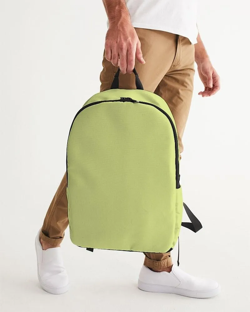 Pastel Yellow Warm Green Waterproof Backpack | Bright Pastel Yellow Warm Green | C15M0Y60K0