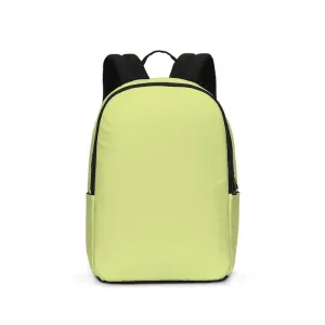 Pastel Yellow Warm Green Waterproof Backpack | Bright Pastel Yellow Warm Green | C15M0Y60K0