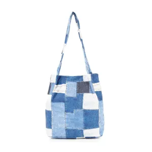 Patchwork Canvas Shoulder Bag