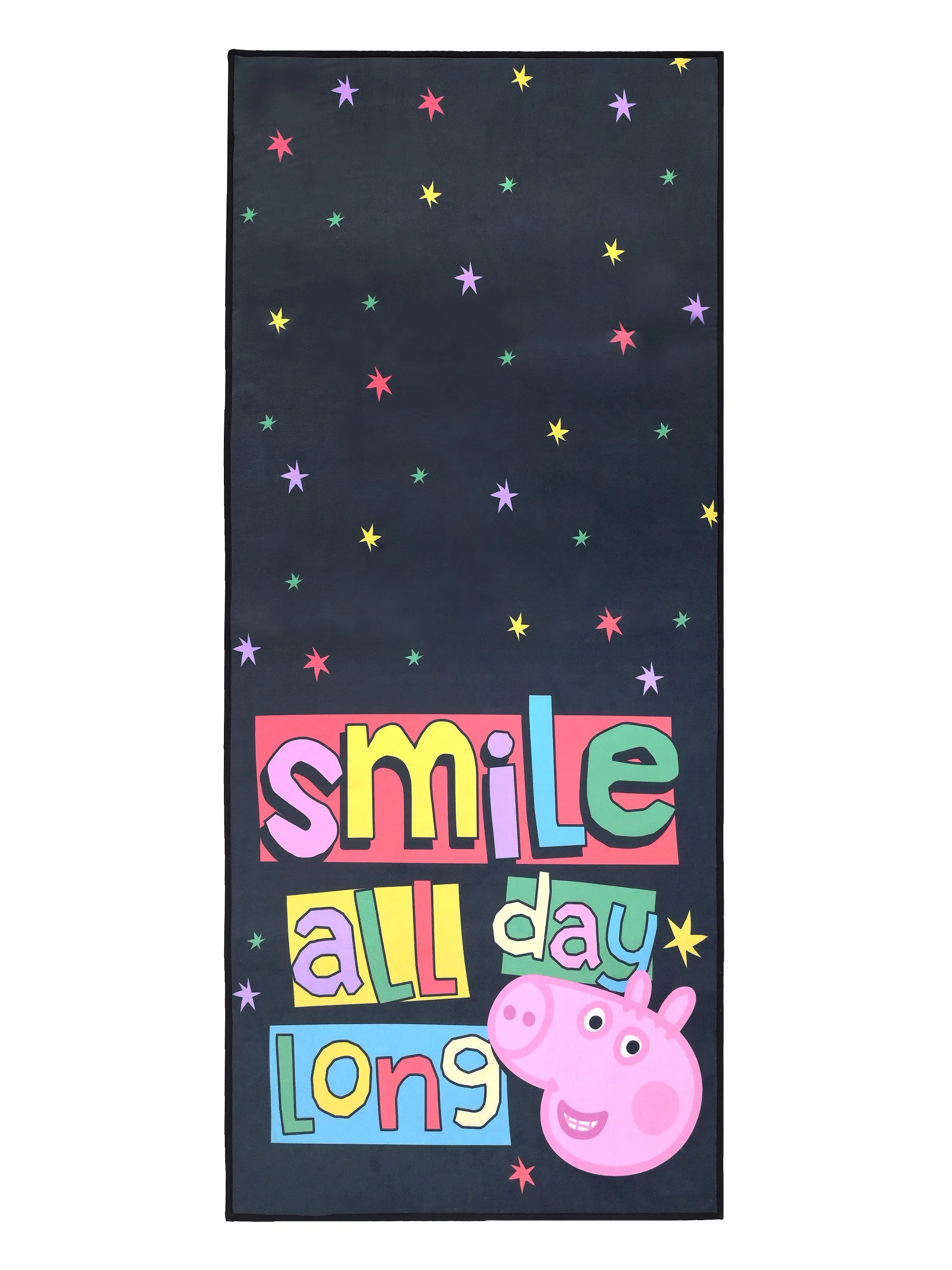 Peppa Pig Kids Yoga Mat Non Slip, All Purpose Fitness and workout Mat for Boys & Girls. Features Peppa and Friends Size: 7mm Thickness
