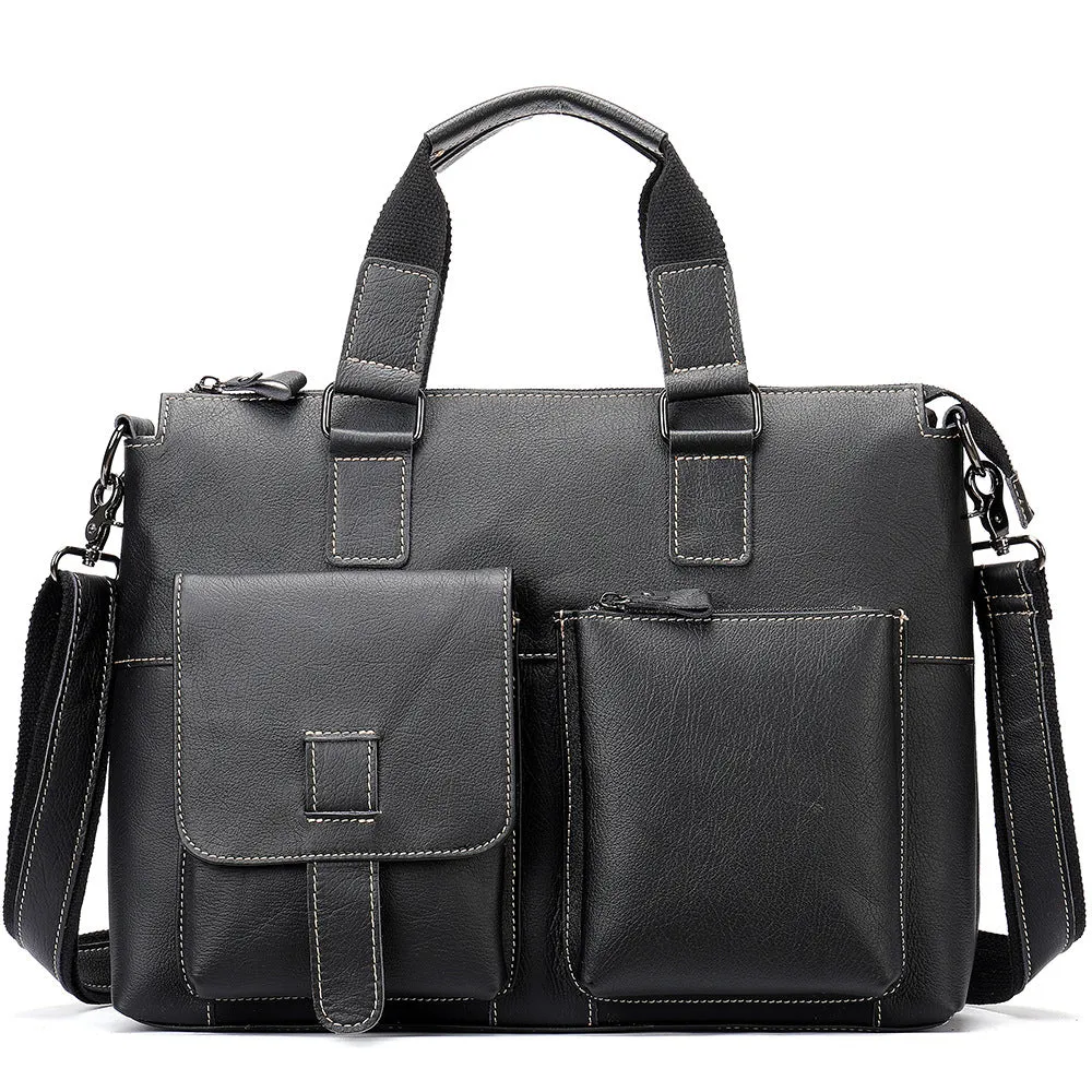 Personalized Full Grain Leather Briefcase Men, Leather Satchel,Gift for Him, Work Bag 4544