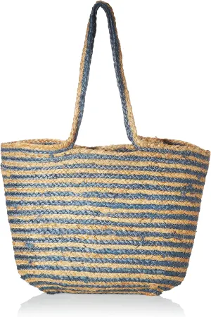 PIECES Women's Pctallo Straw Bag Shoulder Bags, One Size