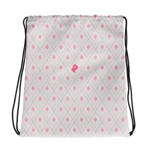 Pink Diamond Nexus Drawstring Bag
