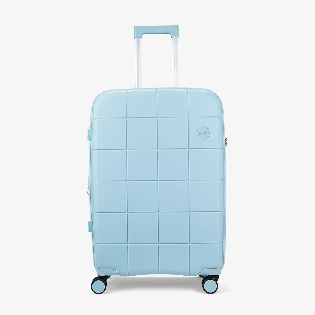 Pixel Medium Suitcase in Pastel Blue