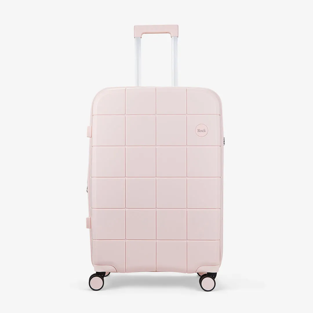 Pixel Medium Suitcase in Pastel Pink