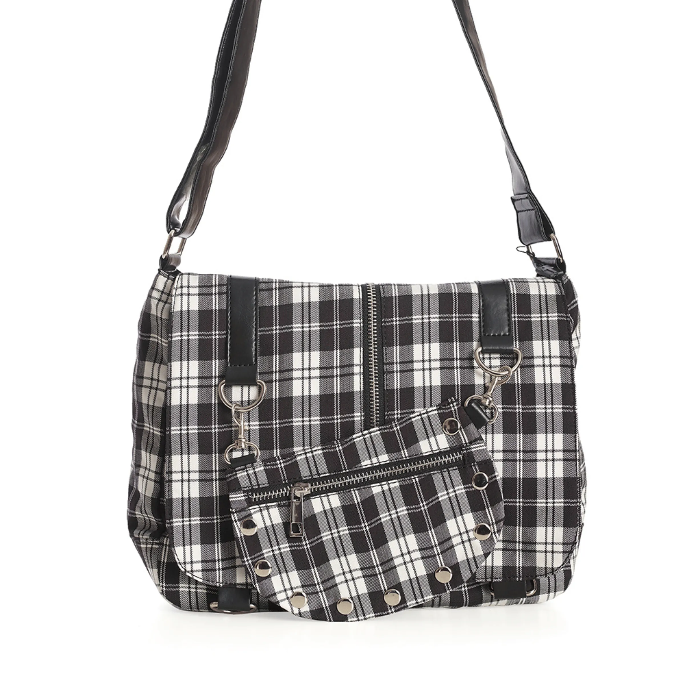 Plaid Messenger Bags In Different Colors