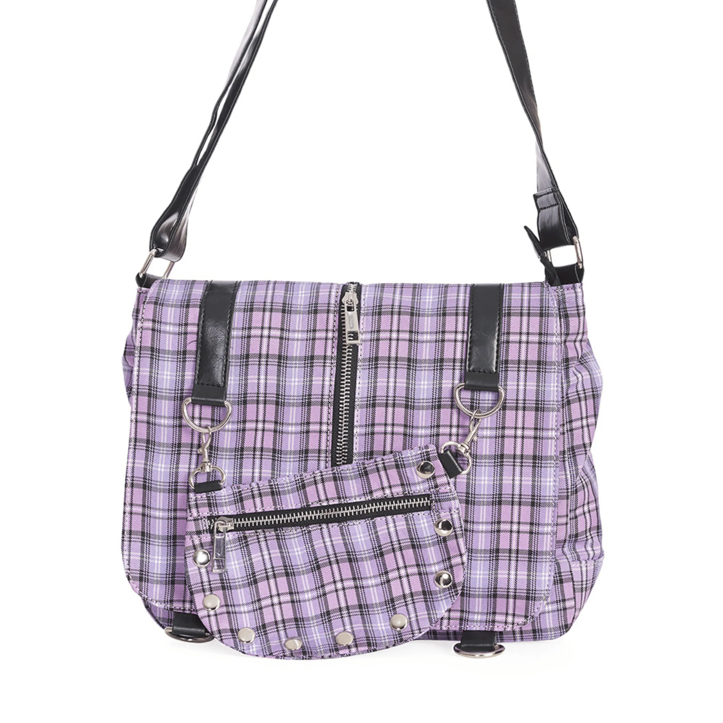 Plaid Messenger Bags In Different Colors