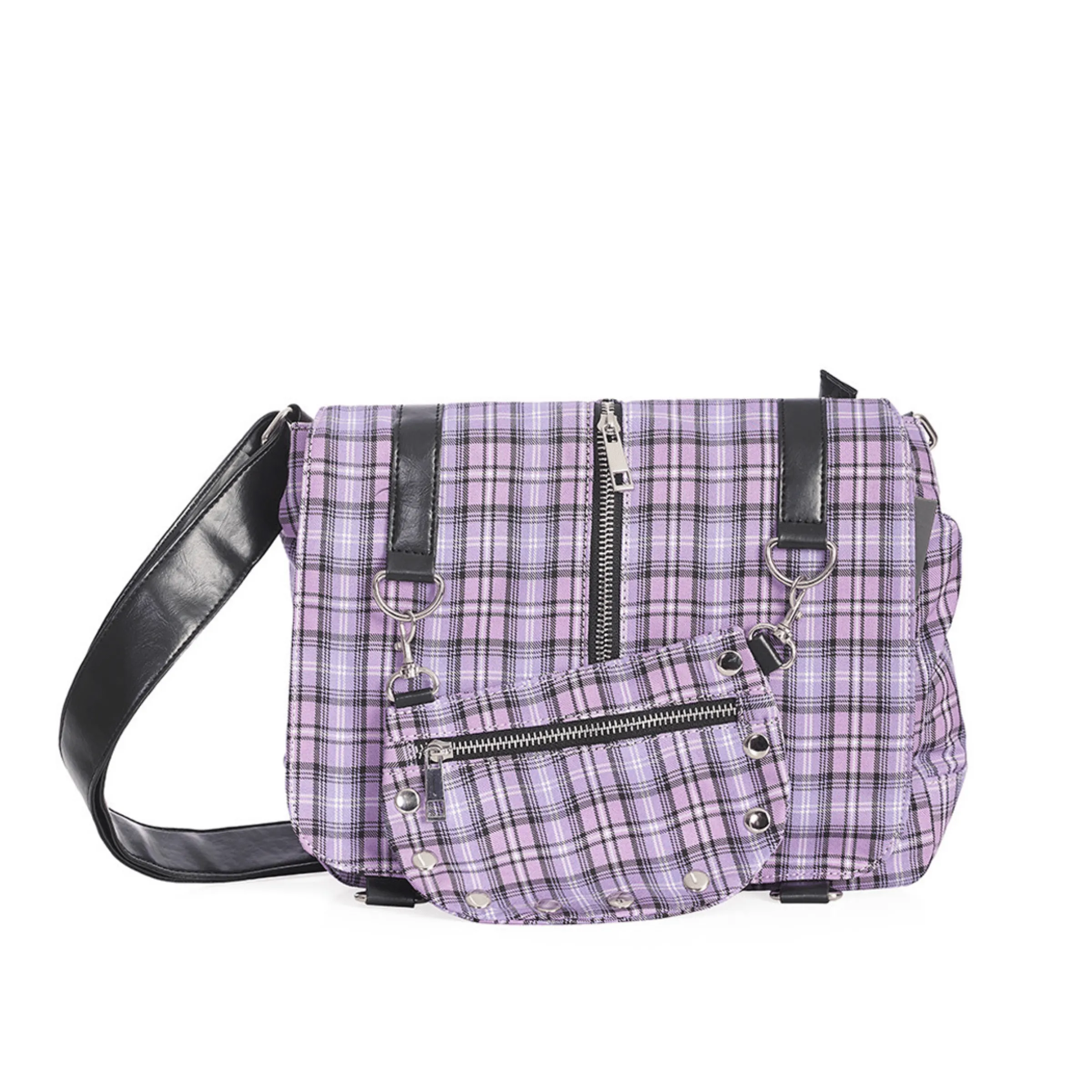Plaid Messenger Bags In Different Colors