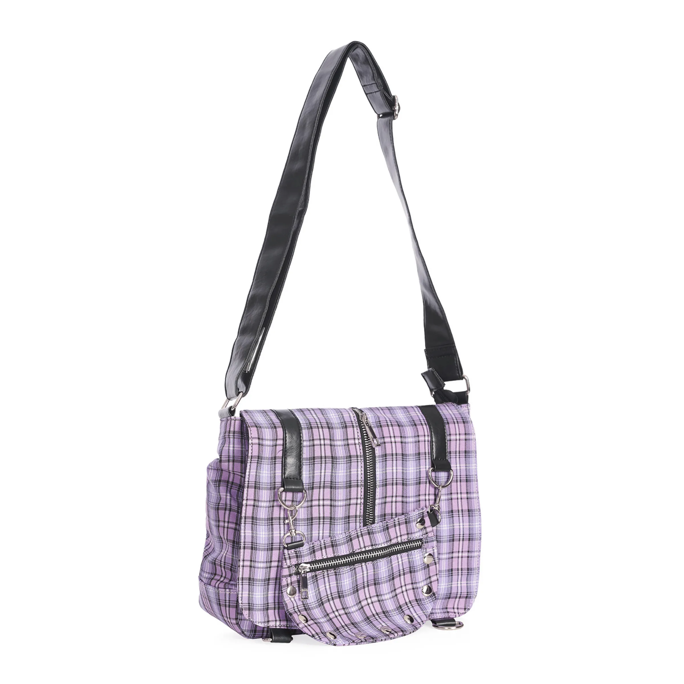 Plaid Messenger Bags In Different Colors