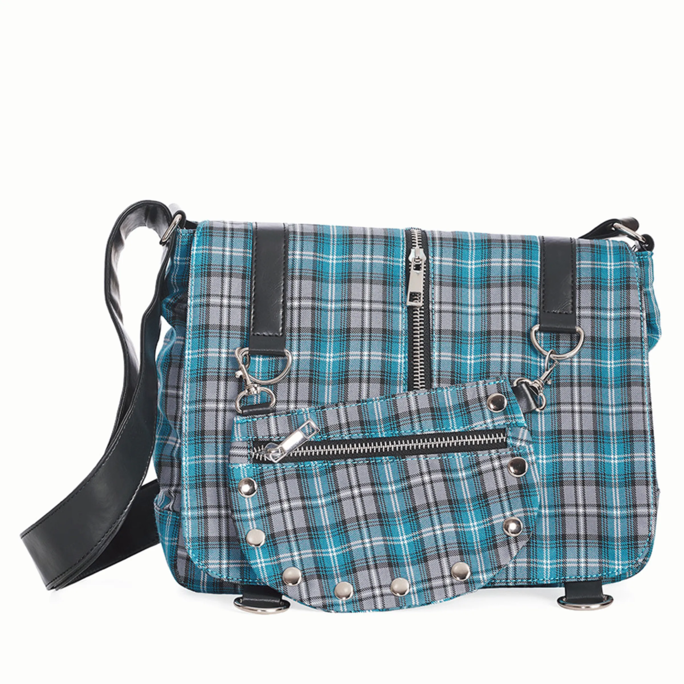 Plaid Messenger Bags In Different Colors