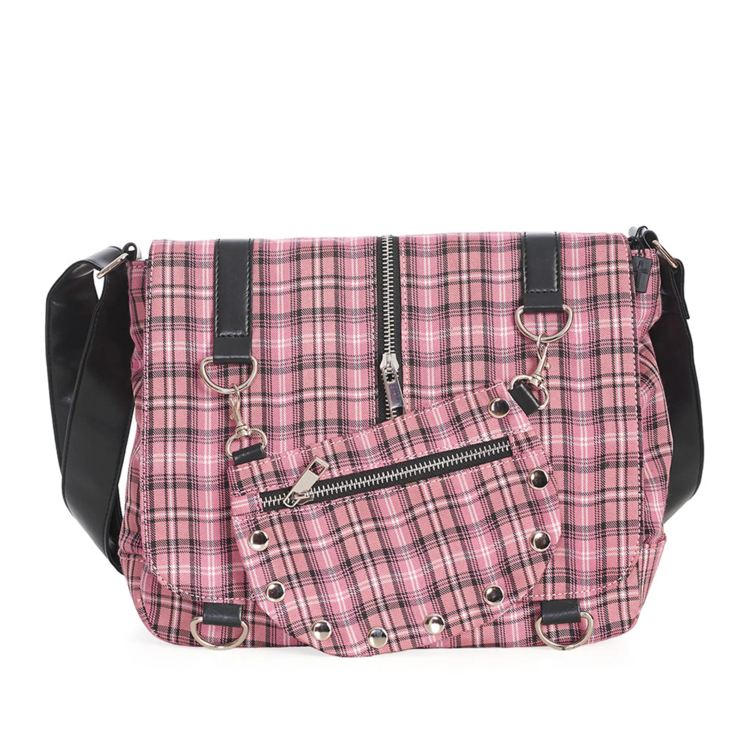 Plaid Messenger Bags In Different Colors