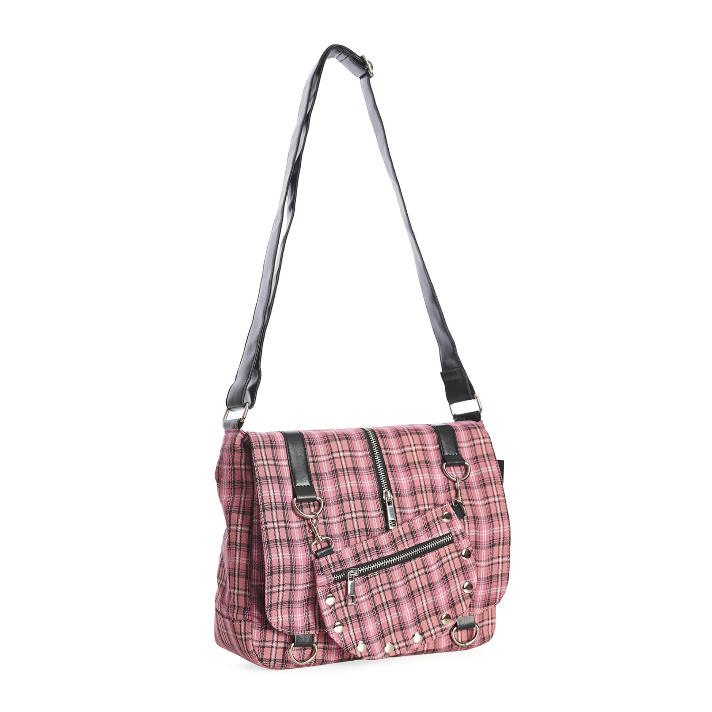 Plaid Messenger Bags In Different Colors