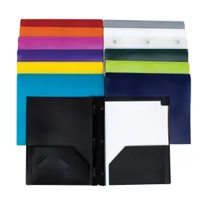 Plastic Portfolio with Pockets