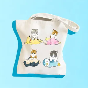 Pokémon x Mofusand Canvas Tote Bag