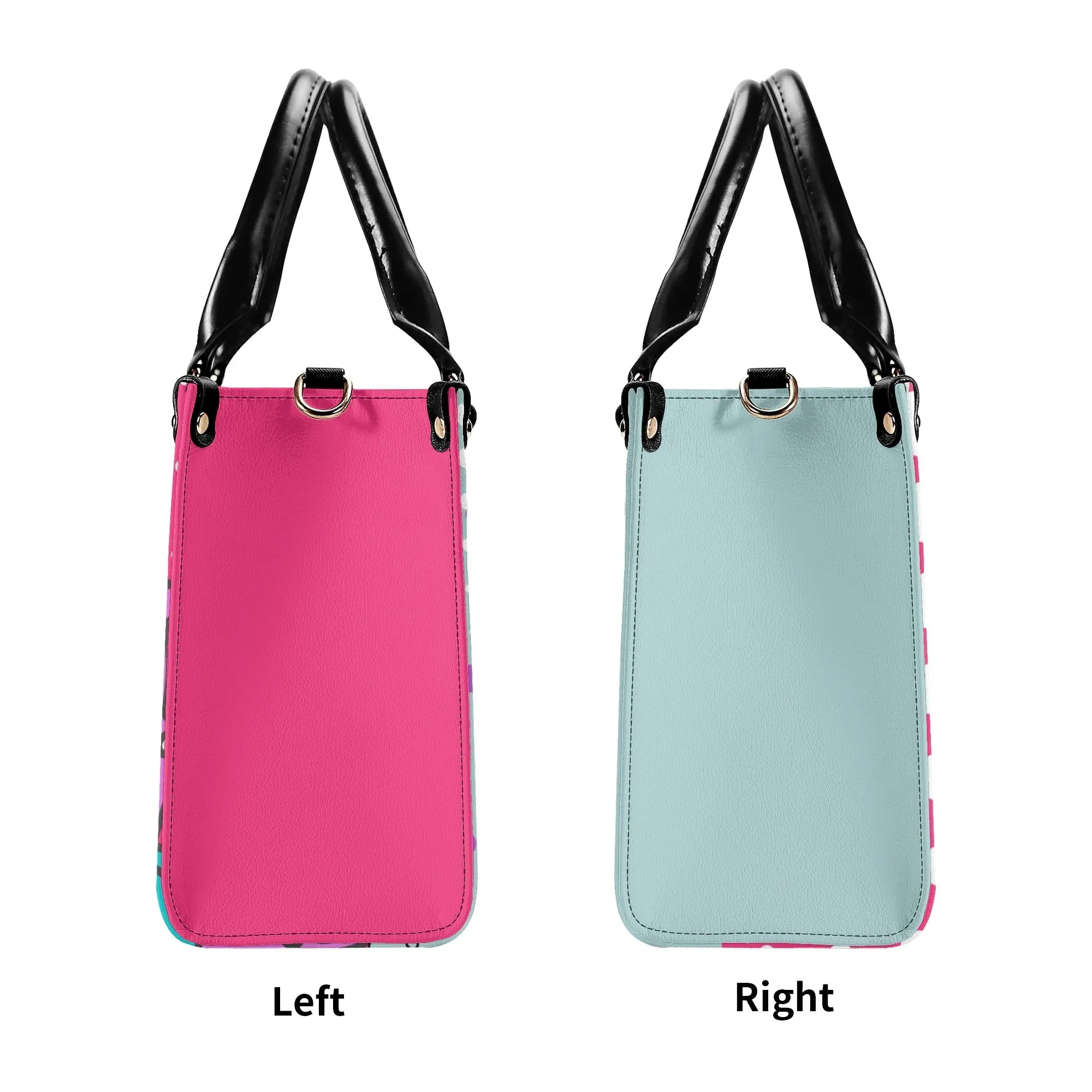 Pop Art Funky Fun Retro Reversible Handbag, Shoulder Bag