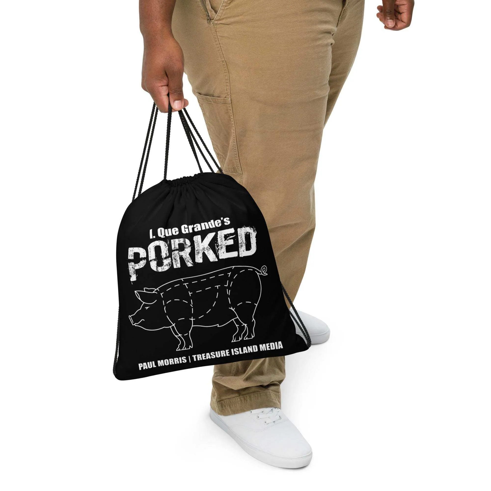 Porked Drawstring bag