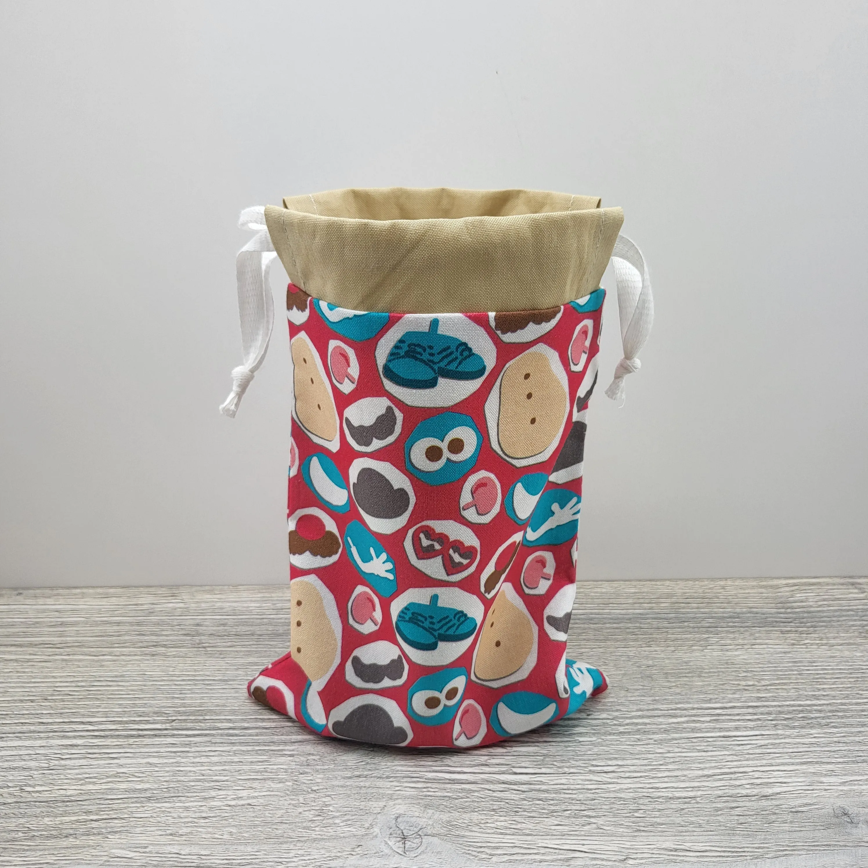 Potato Head Pieces Drawstring Bag