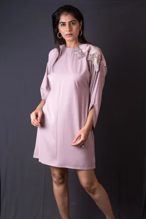 Prada Silk Lavender Mini Dress