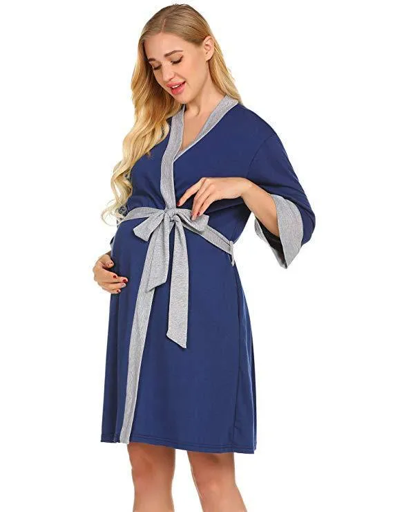 Pregnant Women's Confinement Cotton Maternity Pajamas