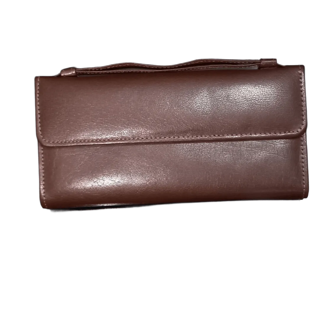 Premium Leather Clutches for Women - Brown