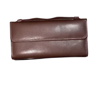 Premium Leather Clutches for Women - Brown