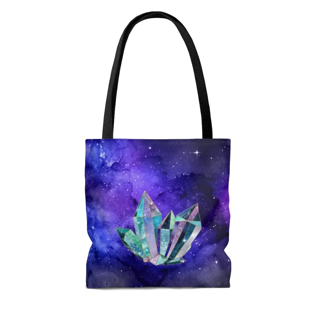 Premium Polyester Tote Bag - Crystal Art #101 |Small, Medium, or Large Tote Bag, Gift for Her, Graphic Tote Bag, Aesthetic Tote, Kawaii Bag
