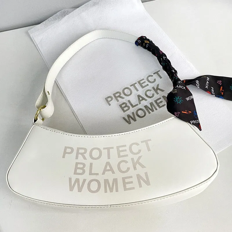 Print Letter Bag Shoulder Bag Underarm Bag（AB2097）