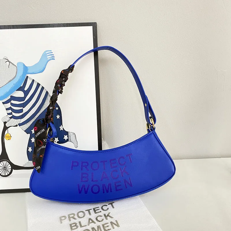 Print Letter Bag Shoulder Bag Underarm Bag（AB2097）