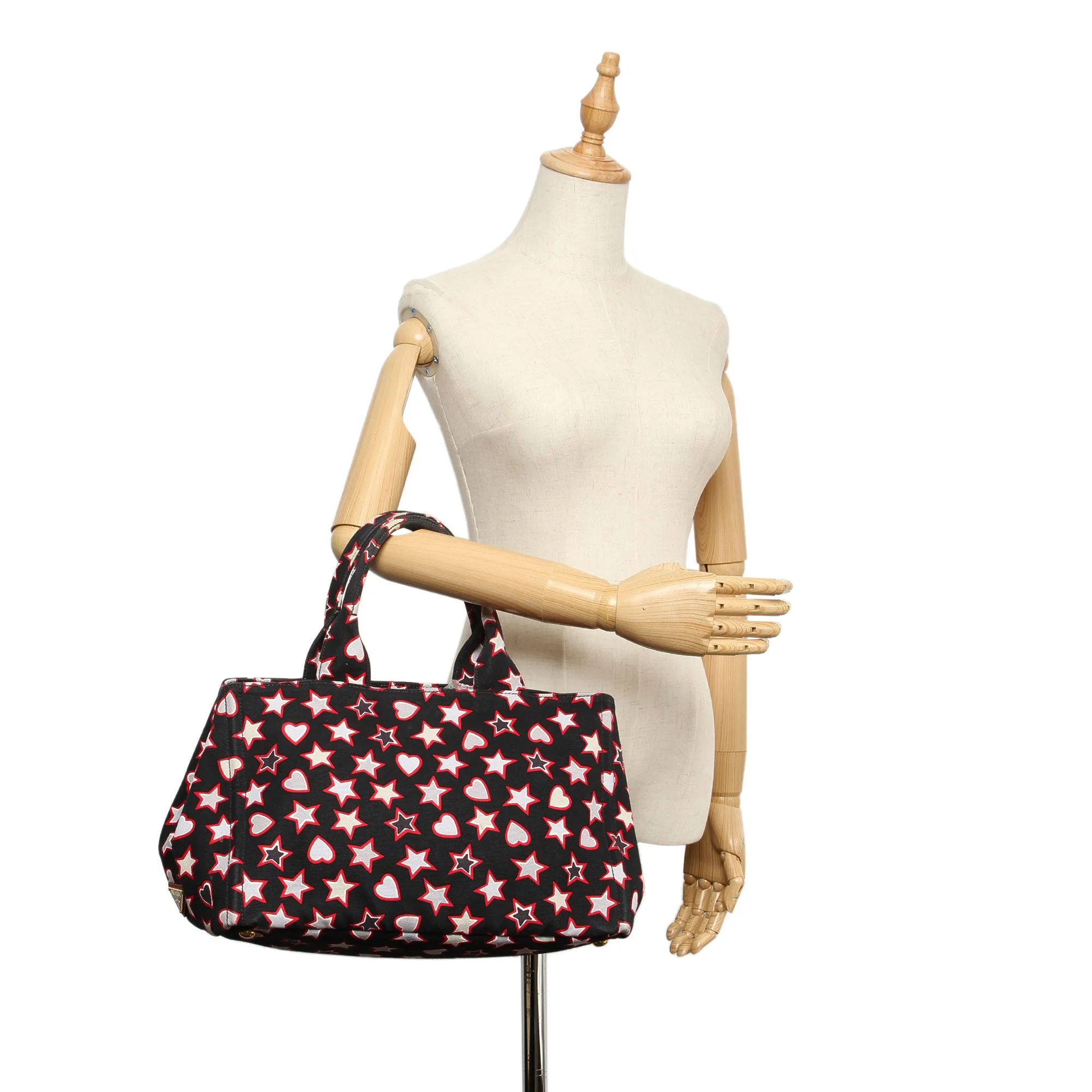 Printed Canapa Handbag Multi