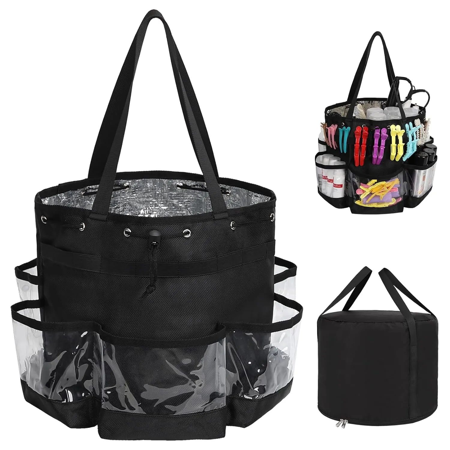 Professional Hair Tools Travel Bag with Heat Resistant Lining and Divider