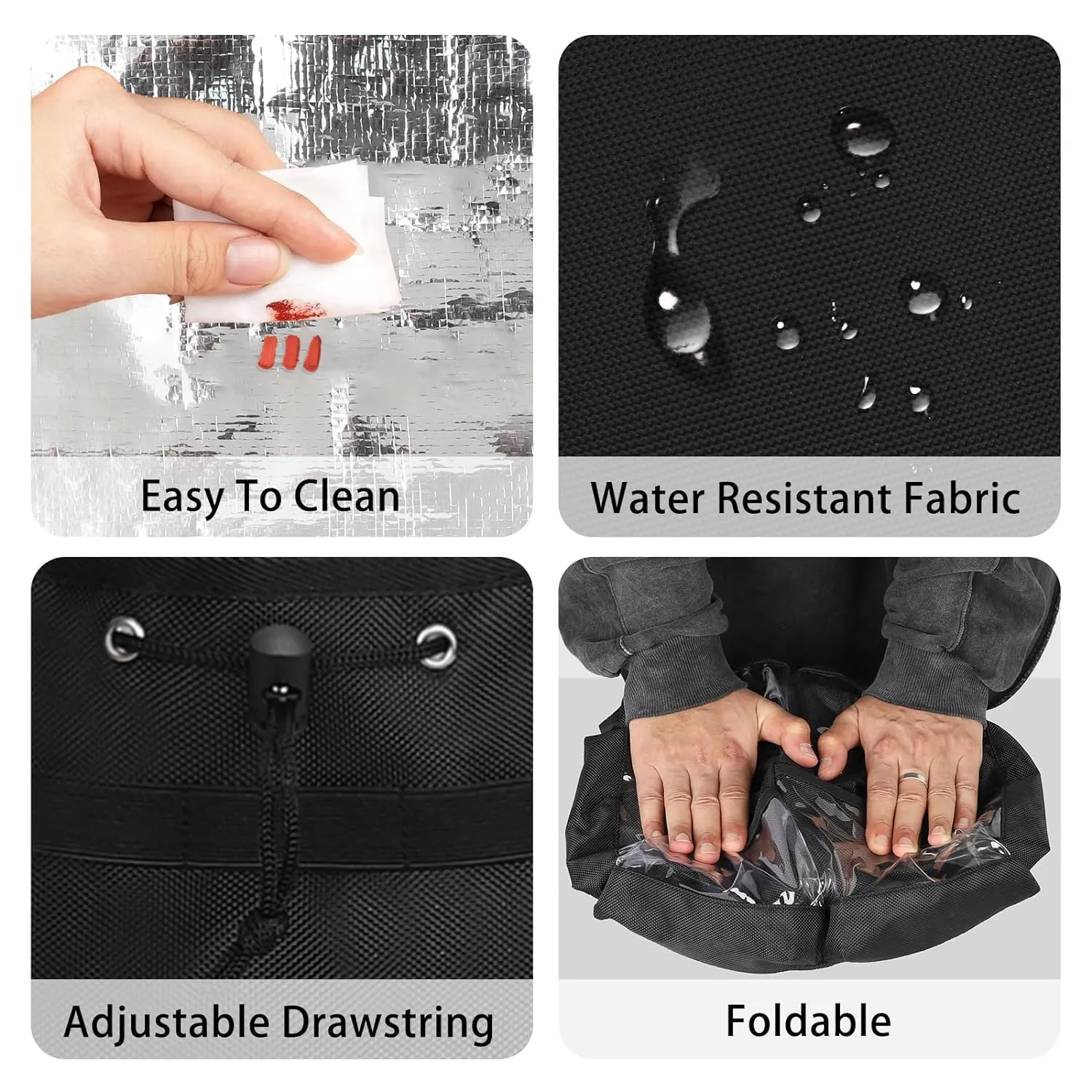 Professional Hair Tools Travel Bag with Heat Resistant Lining and Divider