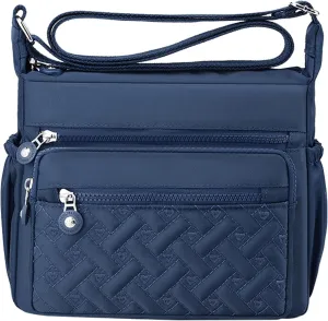 Purses for Women Crossbody Anti Theft Trendy Designer Shoulder Bags for Women Womens Elegant Evening Bag(Blue)