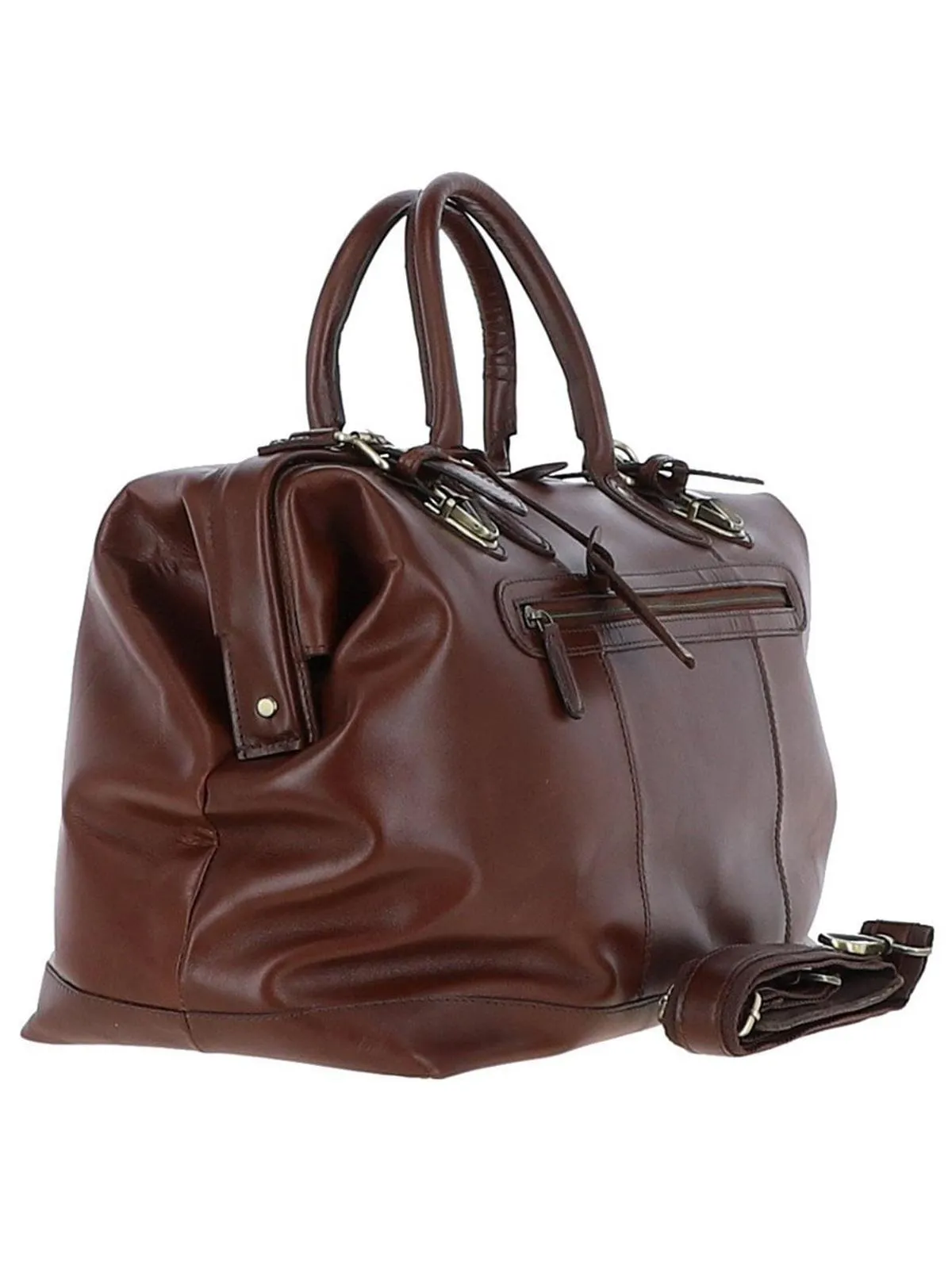 Quality Men's Brown Leather Doctor Holdall Bag