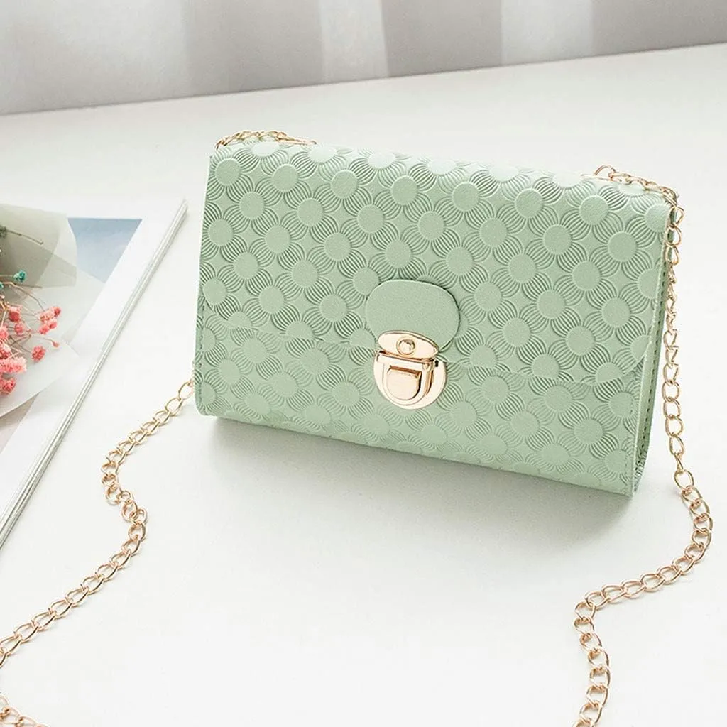 Quilted Crossbody Purses for Women Lightweight Quilted Leather Handbags for Women Retro Clutch Underarm Purse(Green)