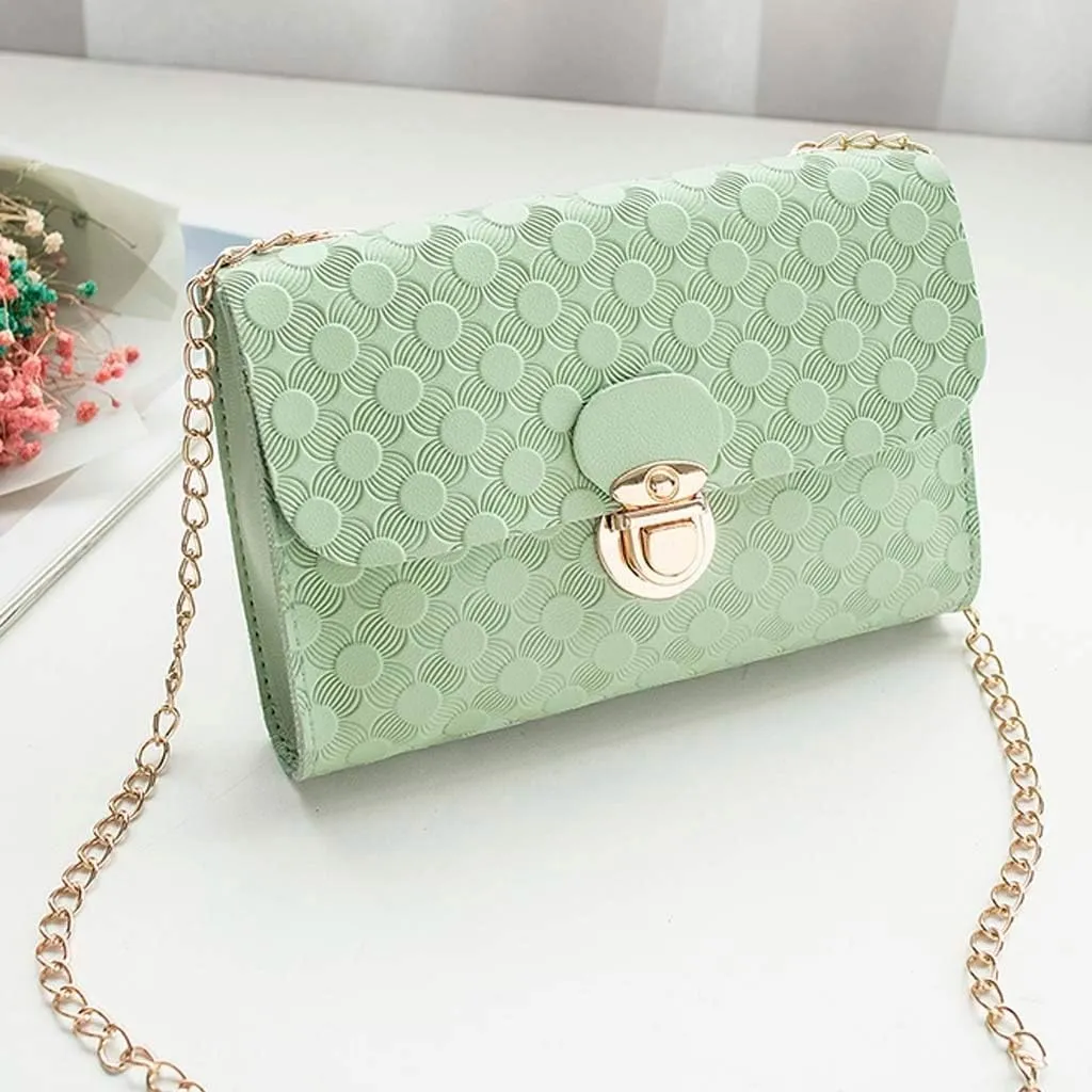 Quilted Crossbody Purses for Women Lightweight Quilted Leather Handbags for Women Retro Clutch Underarm Purse(Green)
