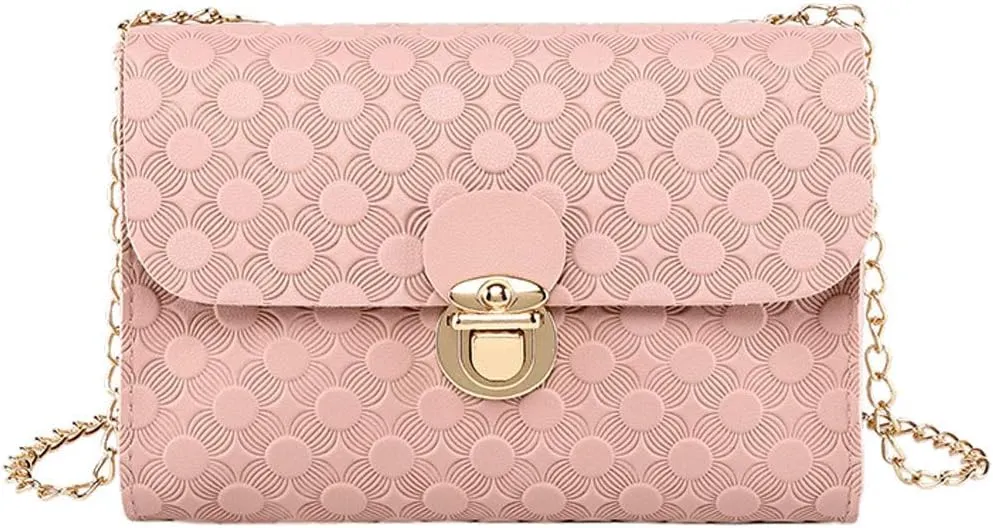 Quilted Crossbody Purses for Women Lightweight Quilted Leather Handbags for Women Retro Clutch Underarm Purse(One Size)