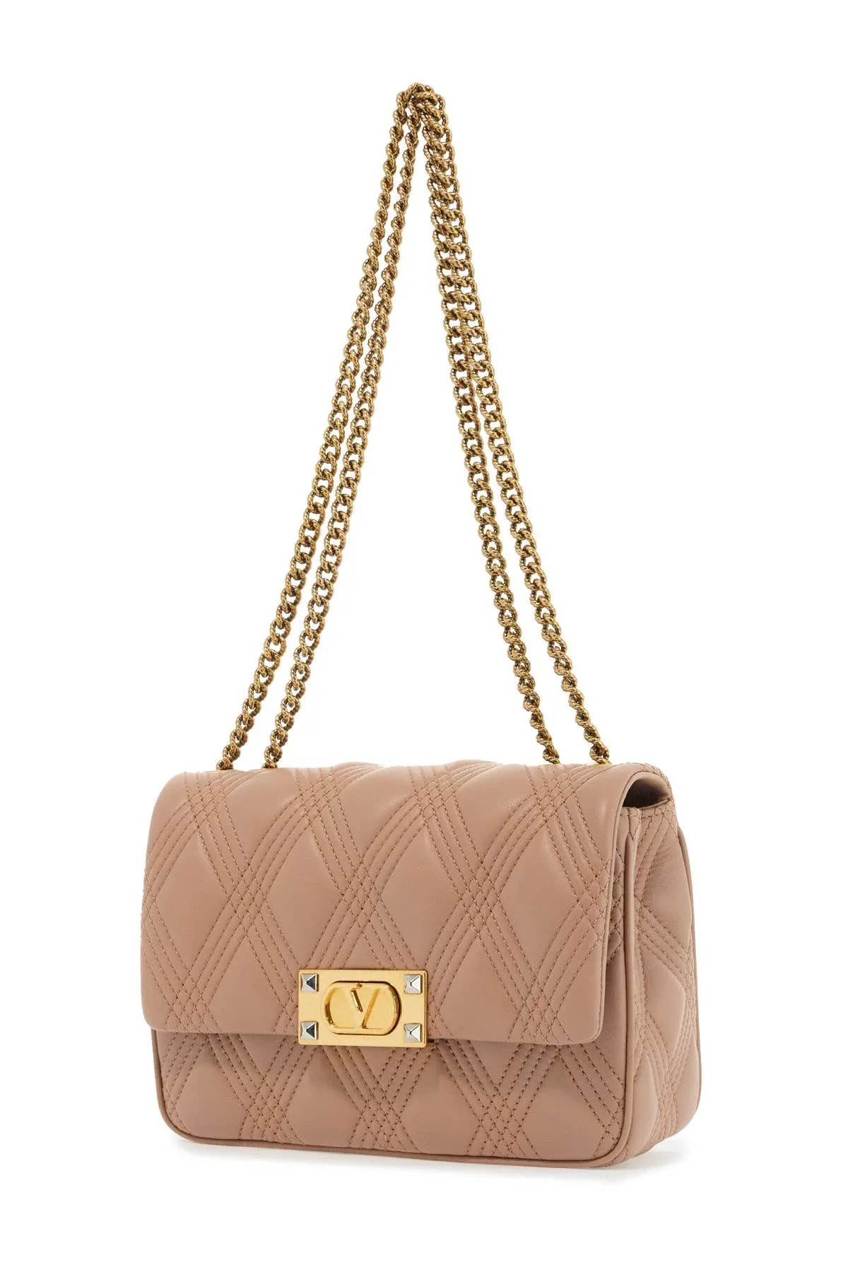 quilted shoulder bag with 6W2B0R07XCA ROSE CANNELLE