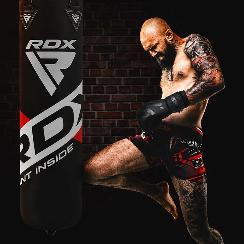 RDX F10B 4ft / 5ft 17-in-1 Punch Bag with Bag Mitts Set