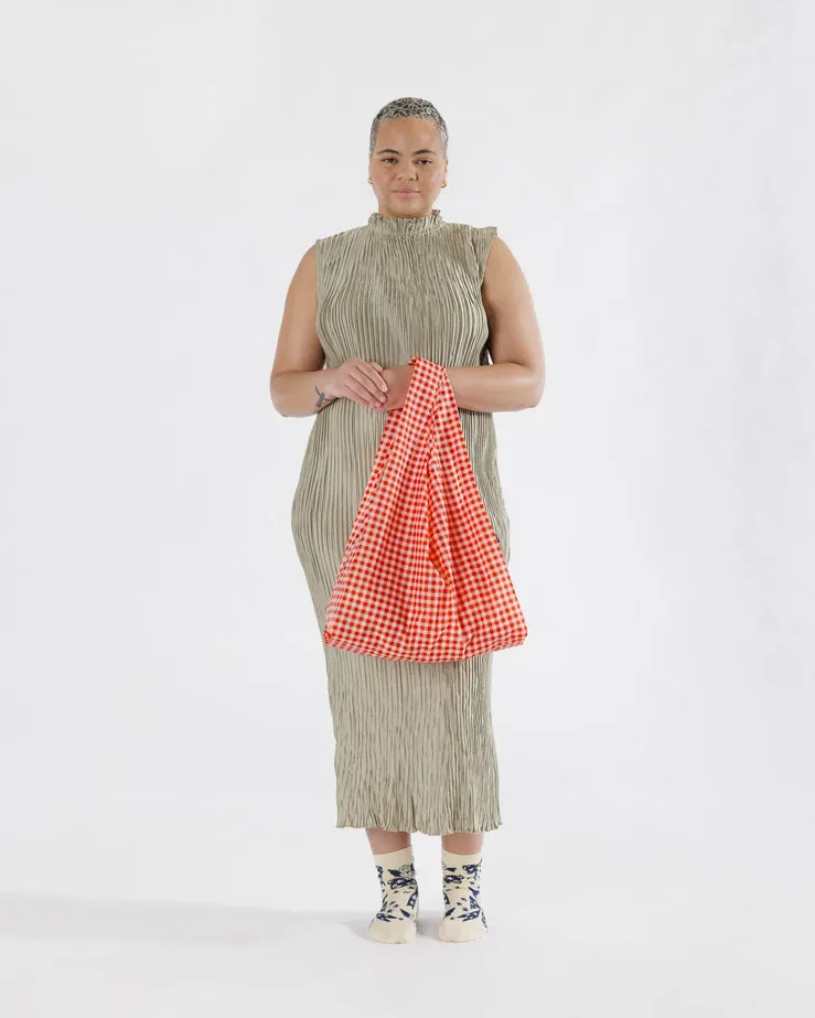 Red Gingham Baggu