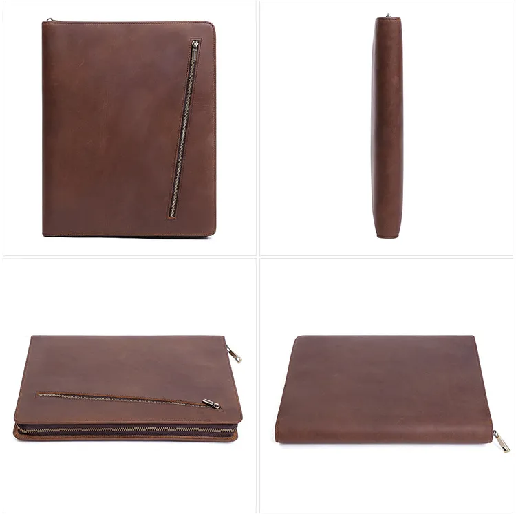 Retro Leather Multi Funcitonal padfolio Case J2110