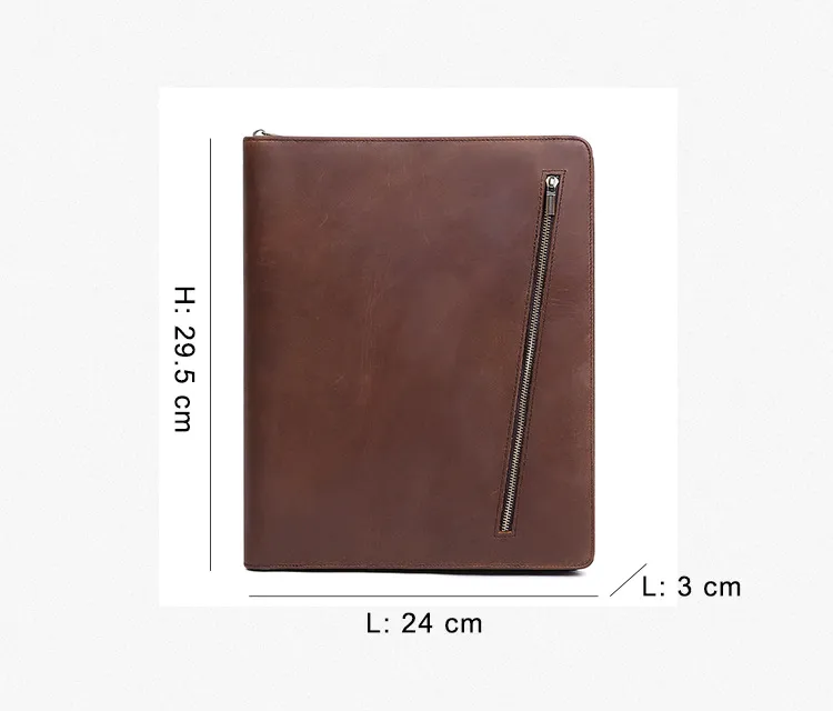 Retro Leather Multi Funcitonal padfolio Case J2110