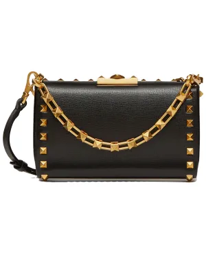 Rockstud Alcove Clutch in Black
