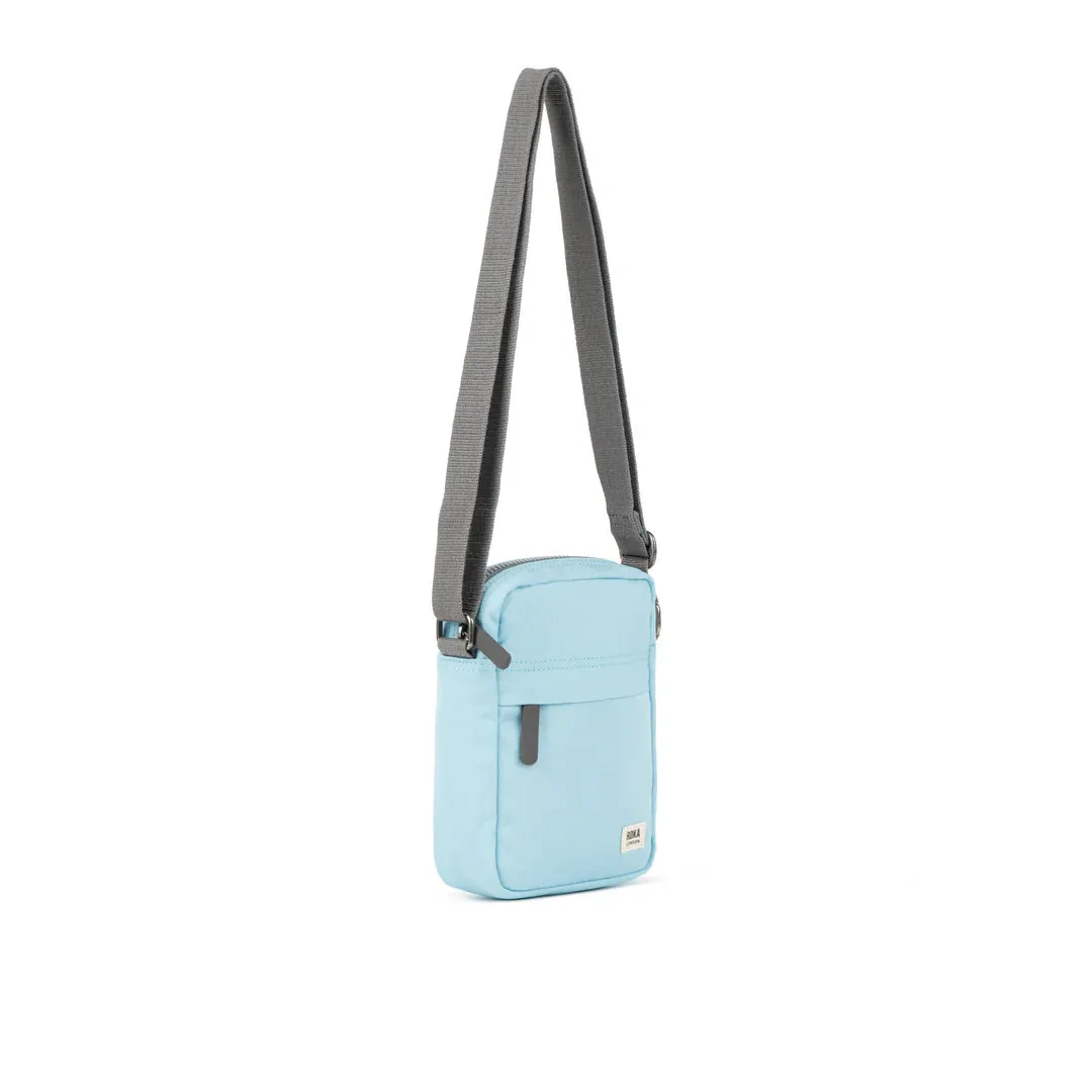 Roka Bond Small Crossbody Bag Recycled Canvas Ice