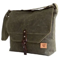 Sanford Waxed Canvas Messenger Bag, Laptop Bag