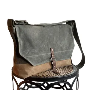 Sanford Waxed Canvas Messenger Bag, Laptop Bag