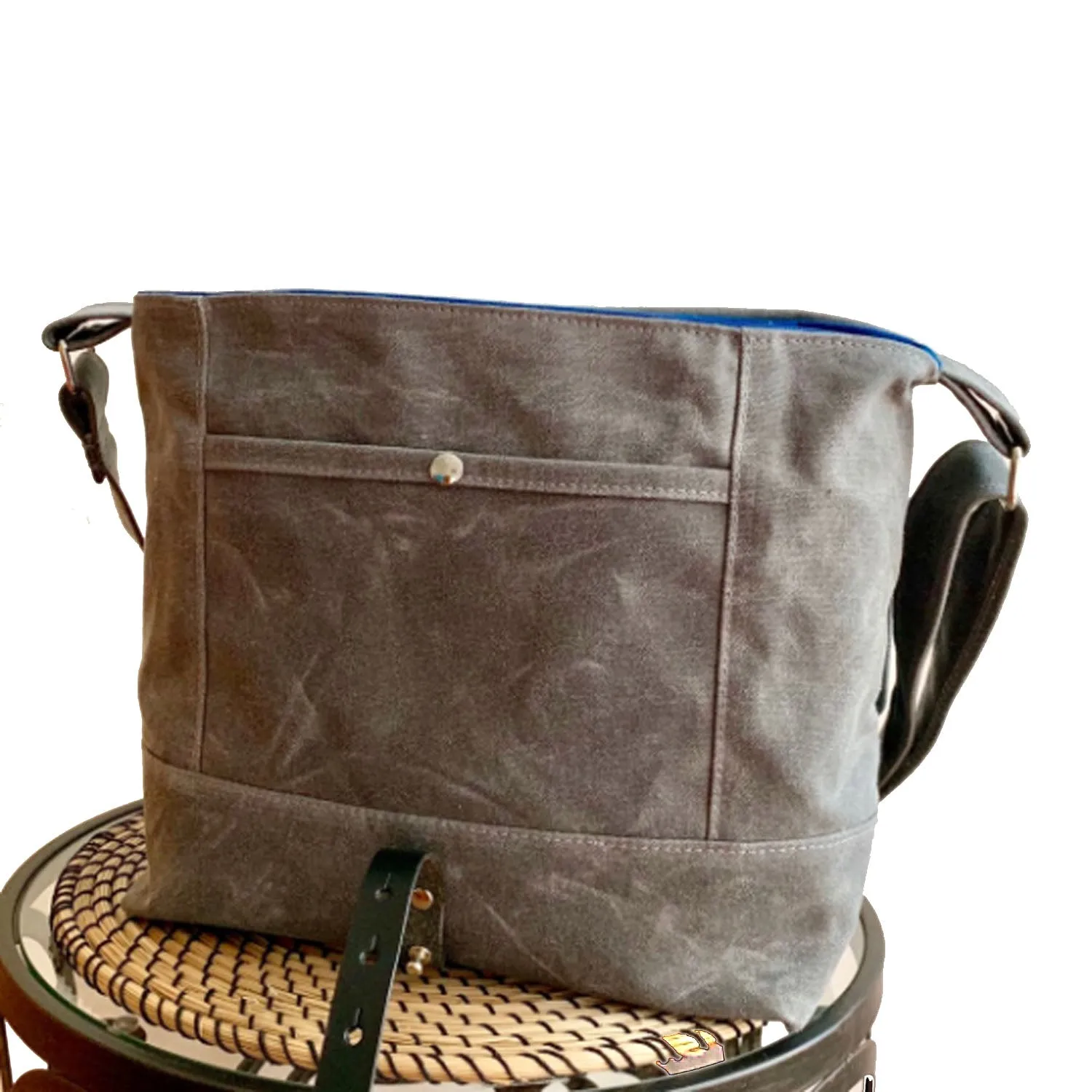 Sanford Waxed Canvas Messenger Bag, Laptop Bag