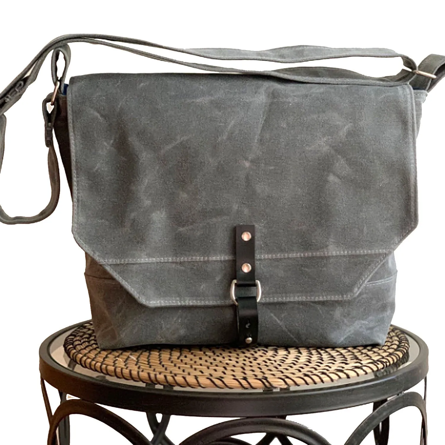 Sanford Waxed Canvas Messenger Bag, Laptop Bag