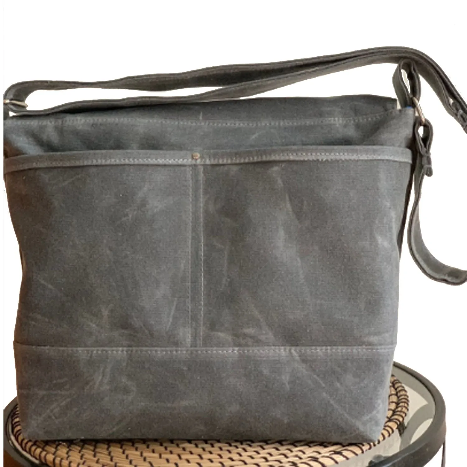 Sanford Waxed Canvas Messenger Bag, Laptop Bag